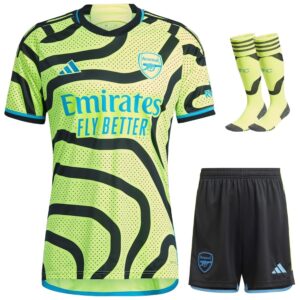 2023 2024 Arsenal Away Kids Kit Shirt