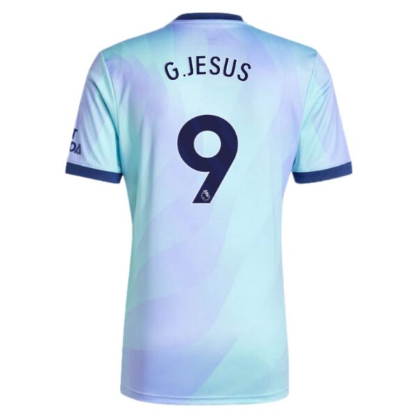 Arsenal 2024 2025 Jesus Third Child Kit Jersey - Image 2