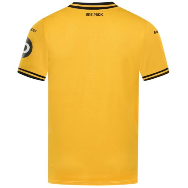 Wolverhampton Home Children's Kit Jersey 2024 2025 Black - Image 3