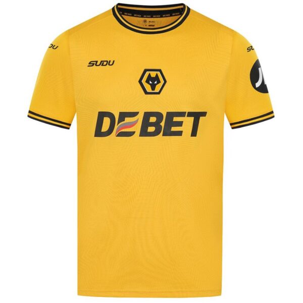 Wolverhampton Home Children's Kit Jersey 2024 2025 Black - Image 2