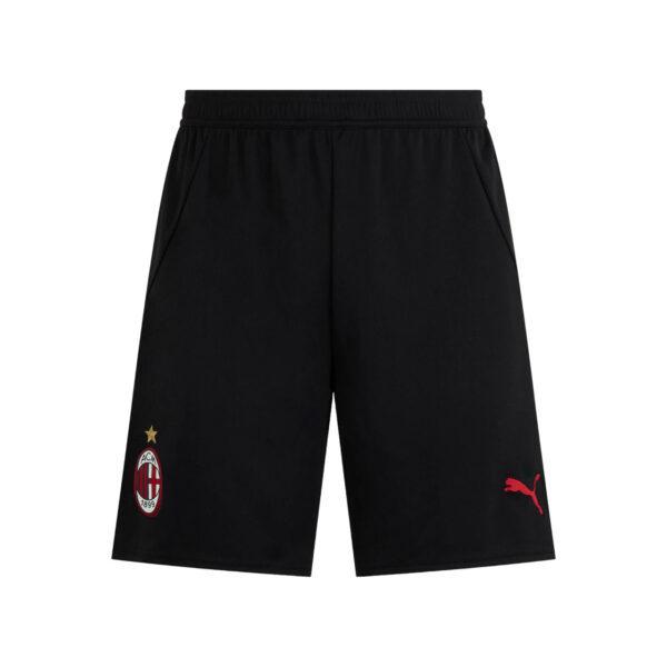 AC Milan Children's Home Kit Jersey 2024 2025 Black - Image 4