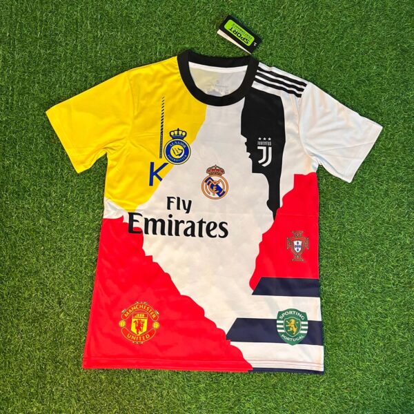 Cristiano Ronaldo #cr7 GOAT all club mix shirt - Image 11