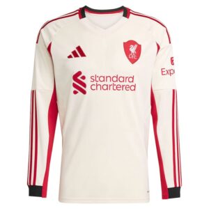 Liverpool Away Shirt 2025 2026 Long Sleeve