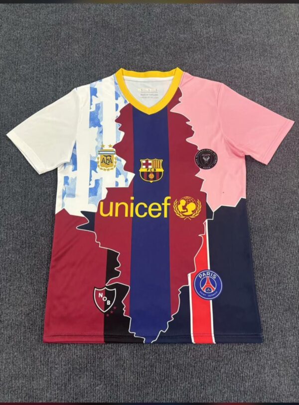 Lionel Messi GOAT Combo All Teams Special Jersey Trikot Maillot Soccer Shirt - Image 4