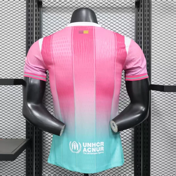 2025/2026 Player Version Barcelona Special Edition Pink Green Football Shirt 1:1 Thai Quality - Image 2