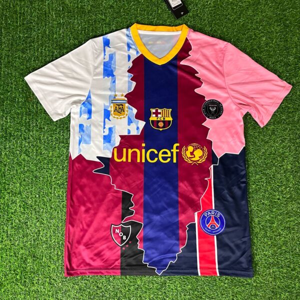 Lionel Messi GOAT Combo All Teams Special Jersey Trikot Maillot Soccer Shirt - Image 2