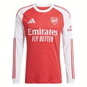 Arsenal Home Jersey 2025 2026 Long Sleeve