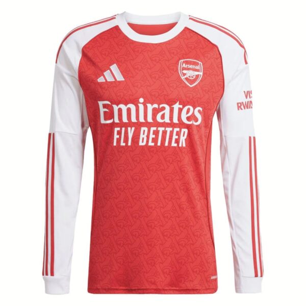 Arsenal Home Jersey 2025 2026 Long Sleeve