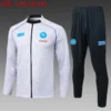 A2582# 2526 Full-Zip Football Jacket Kit (Top+Pants) Naples Light Gray Ink Edition