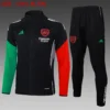 A2527# 2526 Full-Zip Football Jacket Kit (Top+Pants) Arsenal Black