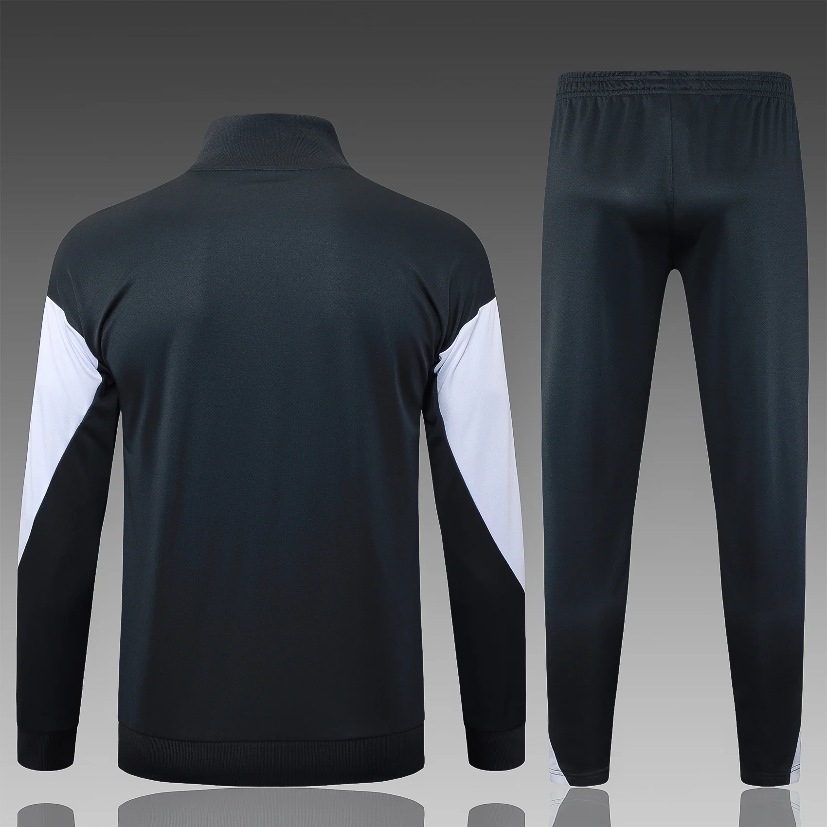 A2543# 2526 Full-Zip Football Jacket Kit (Top+Pants) Chelsea Dark Gray - Image 3