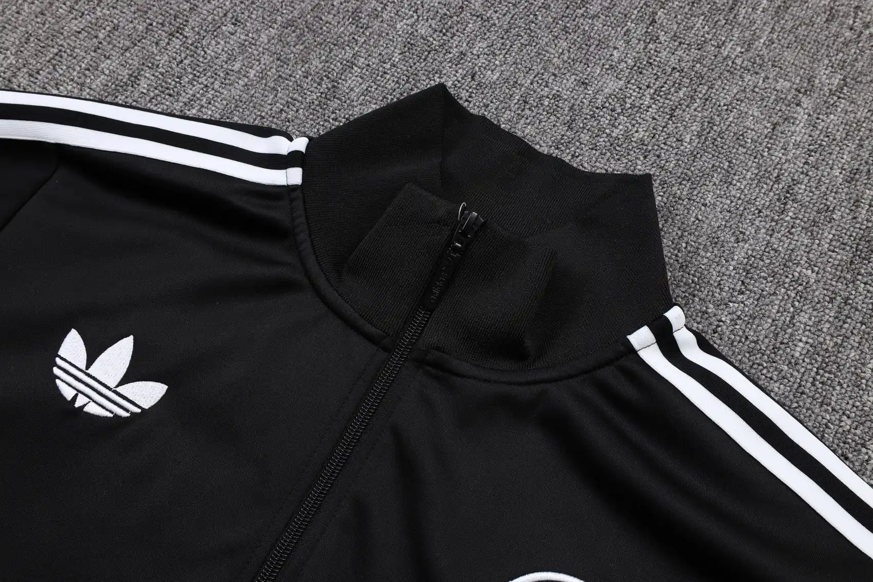 A2555# 2526 Full-Zip Football Jacket Kit (Top+Pants) Germany Black 125th Anniversary Edition - Image 5