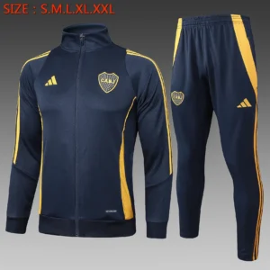 A831# 2425 Full-Zip Football Jacket Kit (Top+Pants) Boca Dark Gray