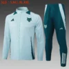 A850# 2425 Full-Zip Football Jacket Kit (Top+Pants) Cruzeiro Light Blue