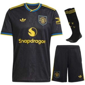 Manchester United Third Child Kit Shirt 2025 2026