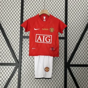 Retro kids  Manchester United 0708 Champions League version home