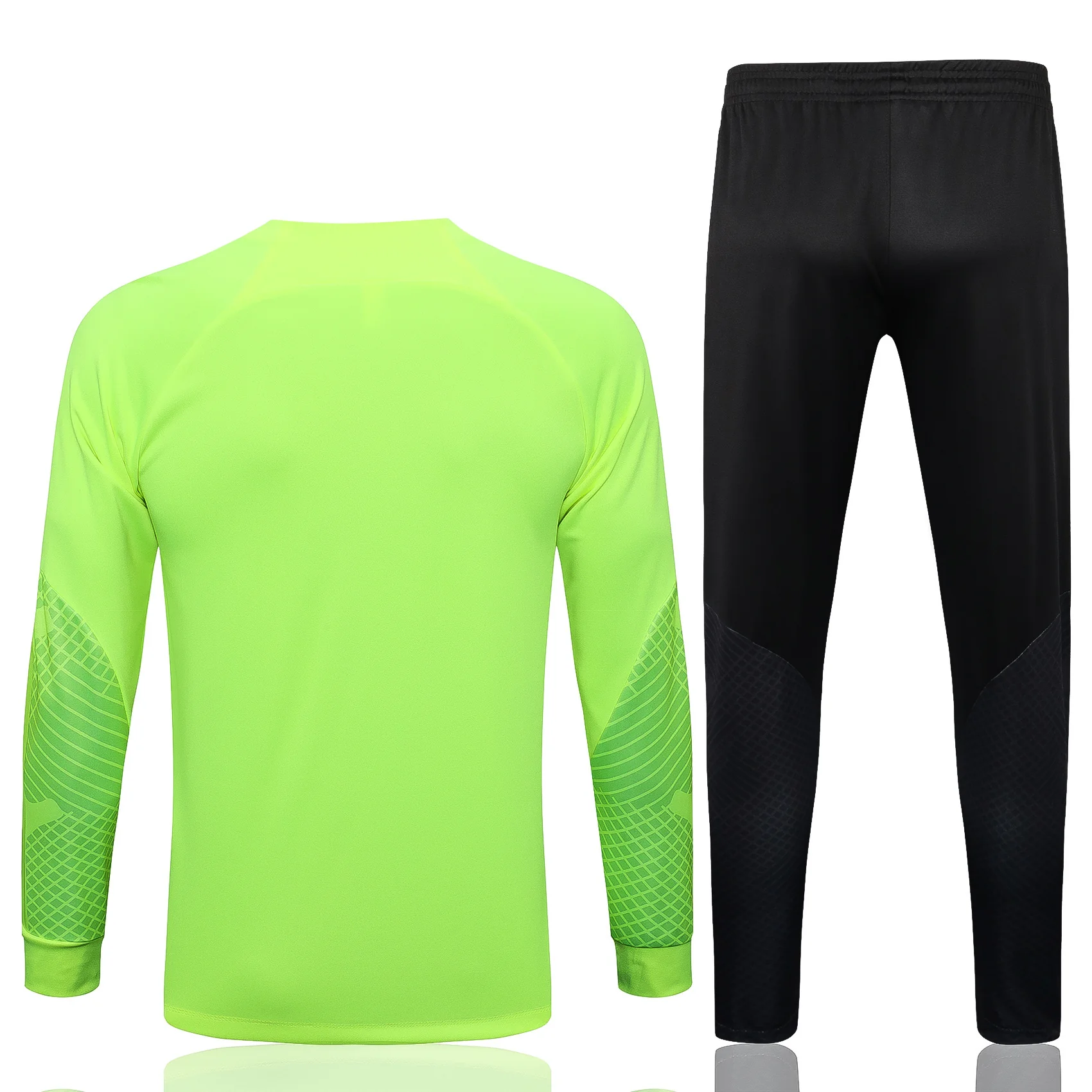 A615# 22-23 Full-Zip Football Jacket Kit (Top+Pants) Tottenham Hotspur Fluorescent Green - Image 3