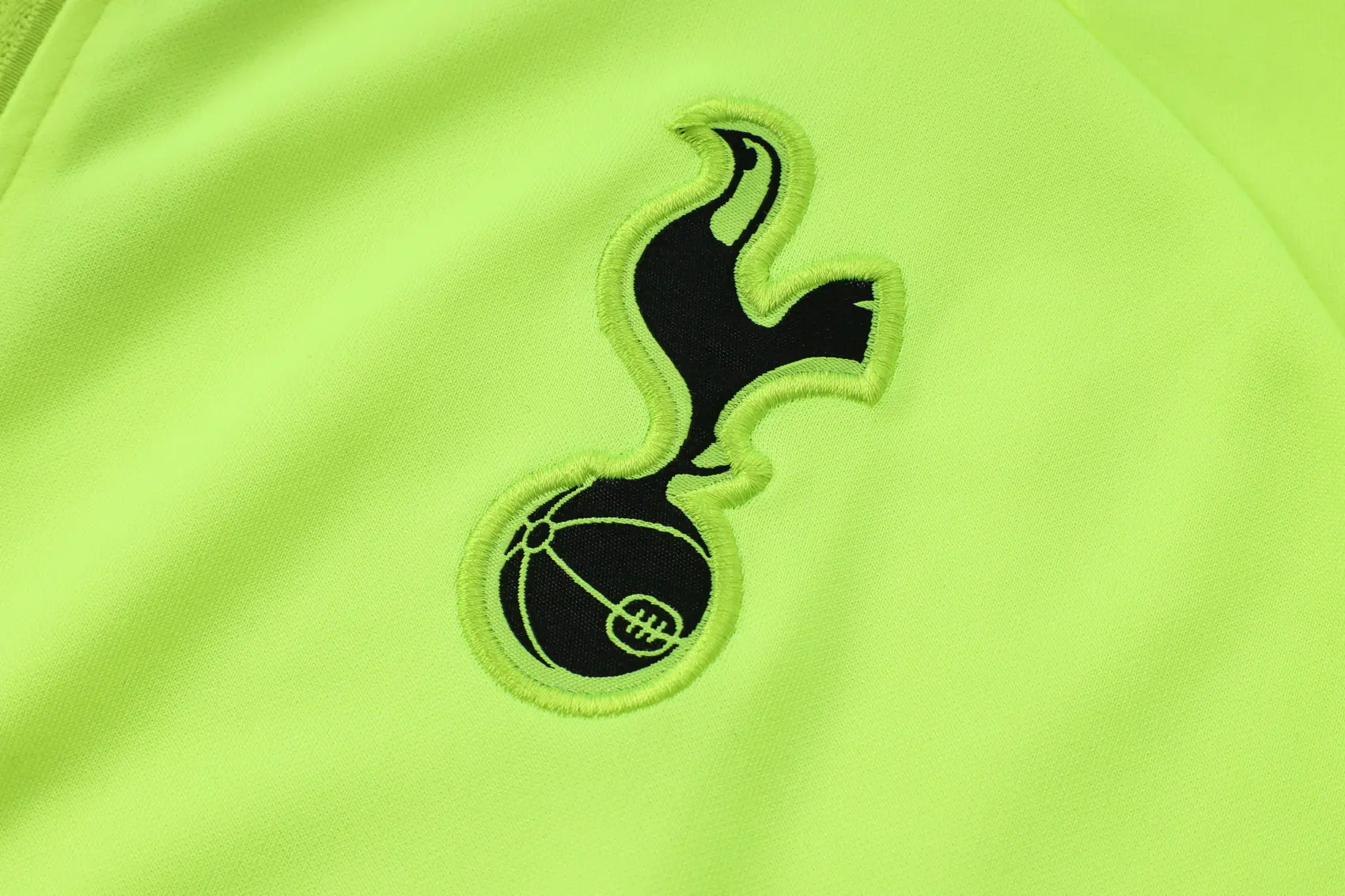 A615# 22-23 Full-Zip Football Jacket Kit (Top+Pants) Tottenham Hotspur Fluorescent Green - Image 7