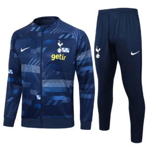 A718# 23-24 Full-Zip Football Jacket Kit (Top+Pants) Tottenham Hotspur Royal Blue