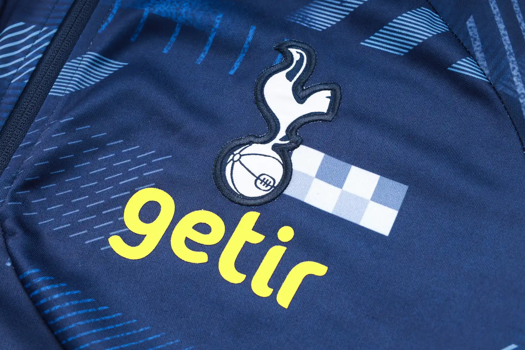 A718# 23-24 Full-Zip Football Jacket Kit (Top+Pants) Tottenham Hotspur Royal Blue - Image 6