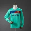 Barcelona 10 11 Away Long-Sleeve Retro Jersey S-XXL