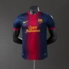 Barcelona 12 13 Home Player Version Retro Jersey S-3XL