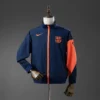 Barcelona Windbreaker - Navy Blue & Orange S-XXL