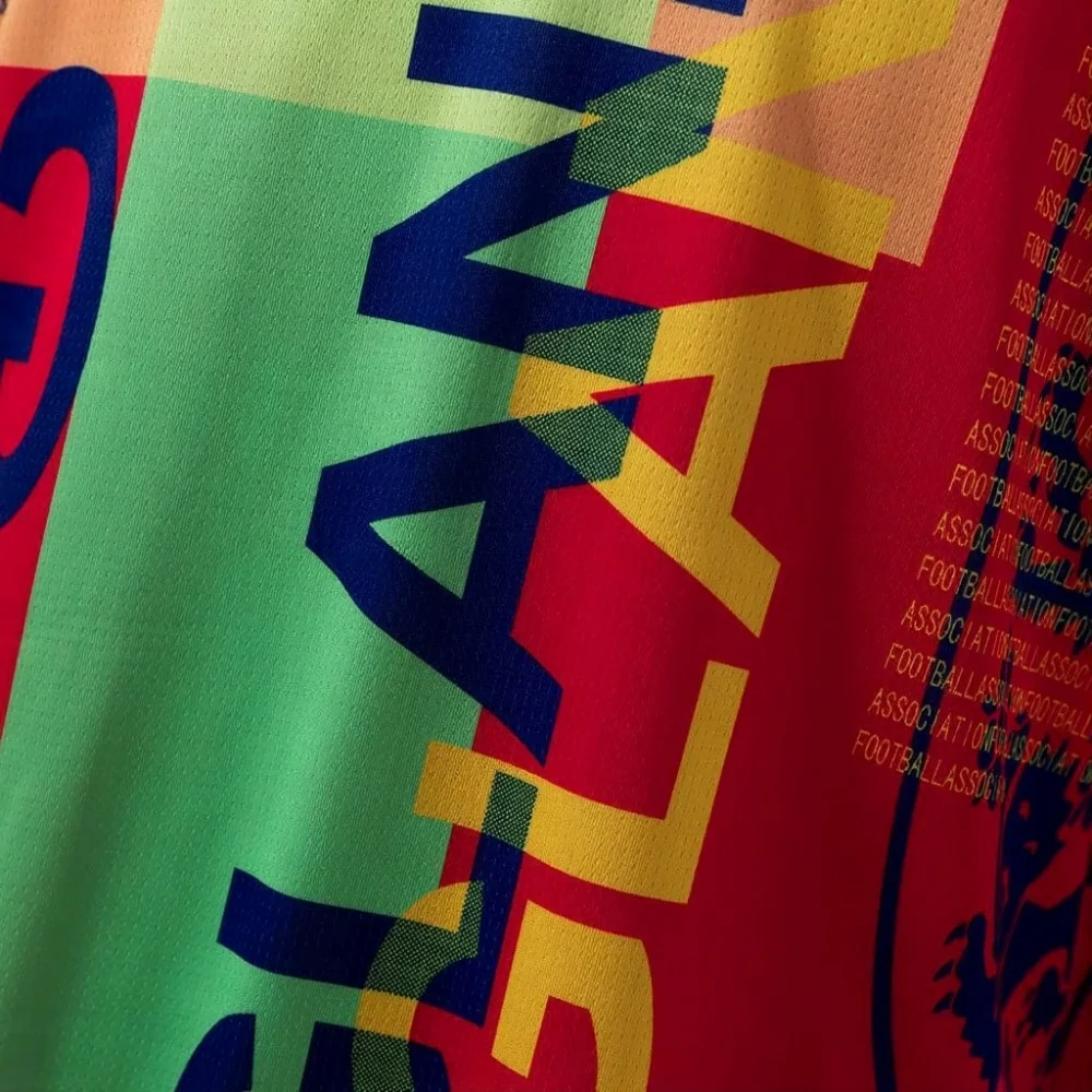 England 1996 Goalkeeper Long Sleeve Retro Jersey S-XXL - Image 5