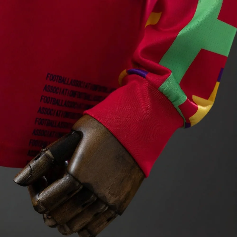 England 1996 Goalkeeper Long Sleeve Retro Jersey S-XXL - Image 6