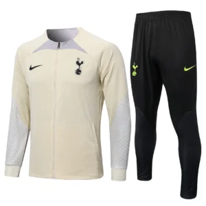 A633# 22-23 Full-Zip Football Jacket Kit (Top+Pants) Tottenham Hotspur Khaki