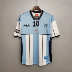 Retro 2001 Argentina Maradona #10 Commemorative Edition S-XXL